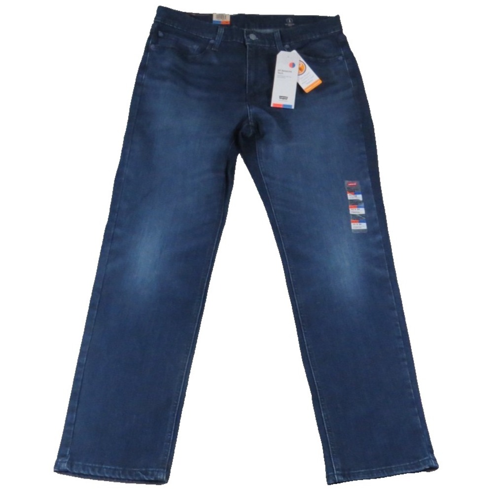 NWT Levis 541 Mens 33x32 Athletic Taper Jeans Dark Wash All Seasons Tech Stretch
